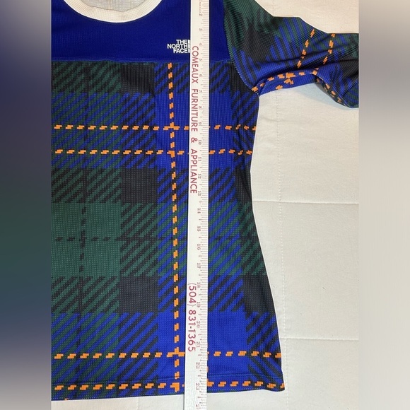 The North Face Women's Flash Dry Base Layer Plaid Waffle Shirt Top Size Small - Picture 13 of 13